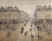 Camille Pissarro Paris-s opera house street oil painting